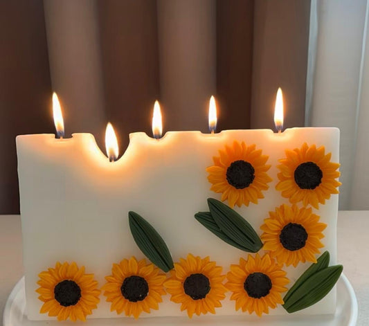 5 Wick Candle - Sunflower