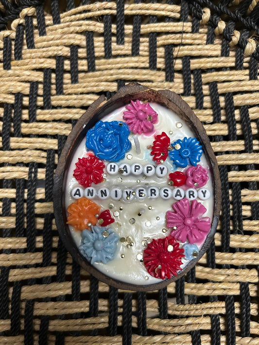 Anniversary/Coconut Shell Candle